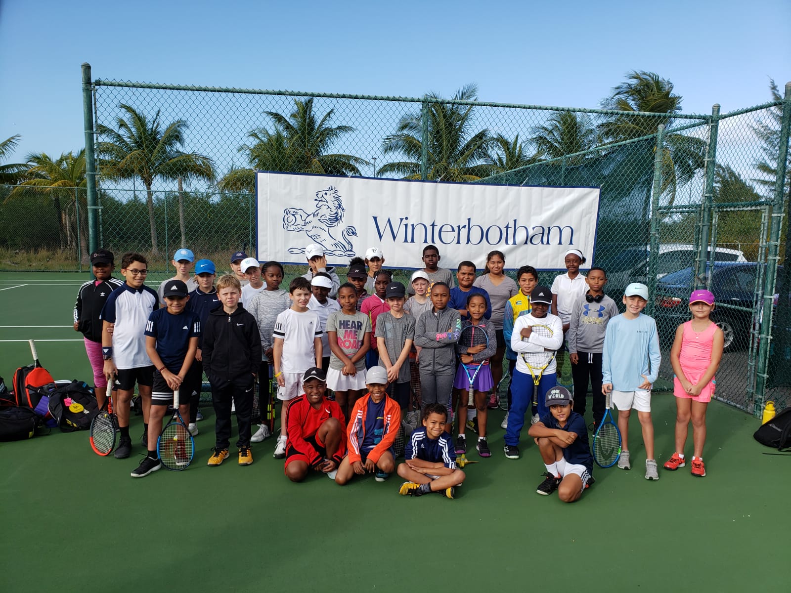 Winners of the IC Junior Tennis Series – Bahamas Lawn Tennis Association